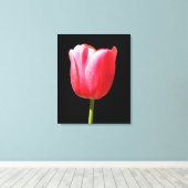 Elegant Tulip Bloom Leinwanddruck (Insitu (Holzboden))