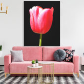 Elegant Tulip Bloom Leinwanddruck (Insitu (Wohnzimmer))