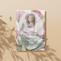 Elegant tulip First Communion