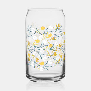 Elegant Tulip Floral Muster Dosenglas