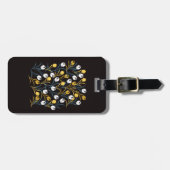 Elegant Tulip Floral Muster Gepäckanhänger (Vorderseite horizontal)