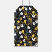 Elegant Tulip Floral Muster Geschenkanhänger (Vorderseite)