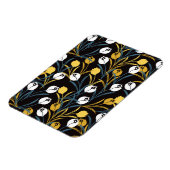 Elegant Tulip Floral Muster Magnet (Linke Seite)