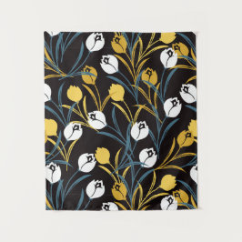 Elegant Tulip Floral Muster Wandteppich