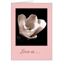 Elegant Tulip 'Liebe ist .... Blankokarte