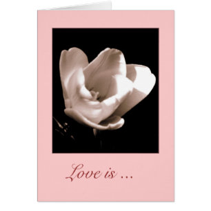 Elegant Tulip 'Liebe ist .... Blankokarte
