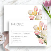 Elegant Tulip RSVP Card