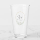 Elegant Tumbler für Hochzeit und Jubiläum (Rückseite)