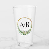 Elegant Tumbler für Hochzeit und Jubiläum (Vorderseite)