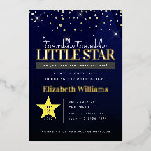 Elegant Twinkle Twinkle Little Star Baby Shower