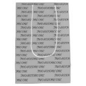 Elegant Two wird eine Skripthochzeit Mittlere Geschenktüte (Rückseite)