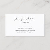 Elegant Typography Script Modern Minimalist Cute Visitenkarte (Vorderseite)