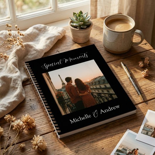 Elegant typography stylish photo planner planer