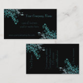 Elegant über die Aqua Frische Pasta machen Visitenkarte (Vorne/Hinten)