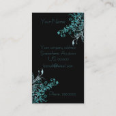 Elegant über die Aqua Frische Pasta machen Visitenkarte (Rückseite)