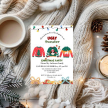 ELegant Ugly Sweater Weihnachten Party