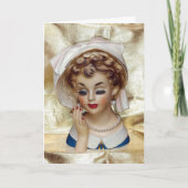 Elegant und ausgeklügelt Lady Head Vase Pam Extrav Karte (Vorderseite)