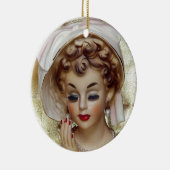 Elegant und ausgeklügelt Lady Head Vase Pam Extrav Keramik Ornament (Rechts)