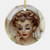 Elegant und ausgeklügelt Lady Head Vase Pam Extrav Keramik Ornament (Vorne)