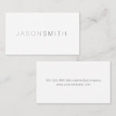 Elegant und ausgezeichnet visitenkarte (Vorne/Hinten)