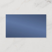 Elegant und beruflich - Geschäfts-Karten Visitenkarte (Rückseite)