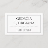 Elegant und Beruflich, mit dreileiligen Grenzlinie Visitenkarte (Vorderseite)