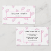 Elegant und einfach für Musiker Visitenkarte (Vorne/Hinten)