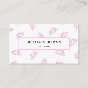 Elegant und einfach für Musiker Visitenkarte