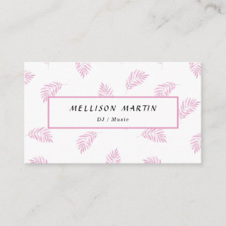 Elegant und einfach für Musiker Visitenkarte