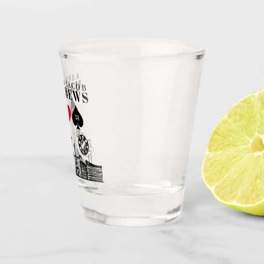 Elegant und Fun Las Vegas Wedding Schnapsglas (Rechts)