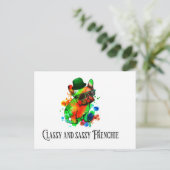 elegant und gemütlich postkarte (Stehend Vorderseite)