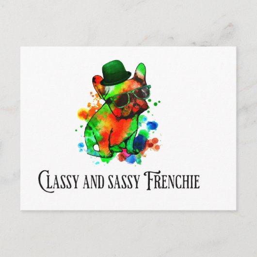 elegant und gemütlich postkarte (Vorderseite)