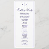 Elegant und klassisch programm (Rückseite)