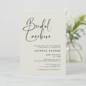 Elegant und modern Leichte Salbei Grün Einladung (Stehend Vorderseite)