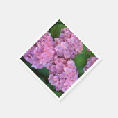 Elegant und Rustikal Hortensia Hydrangea macrophyl Serviette (Ecke)