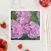 Elegant und Rustikal Hortensia Hydrangea macrophyl Serviette (Beispiel)