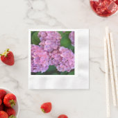 Elegant und Rustikal Hortensia Hydrangea macrophyl Serviette (Beispiel)
