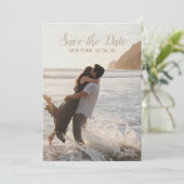 Elegant und Sweet Save the Date Einladung (Stehend Vorderseite)