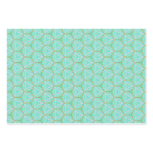 Elegant und trendy Aquamarine Blau und Gold