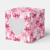 Elegant und Whimsical Pink Coquette Buben Geschenkschachtel (Vorderseite)