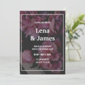 Elegant und zeitlos bloral einladung (Stehend Vorderseite)