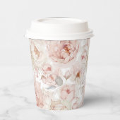 Elegant und zeitlos, floral pappbecher (Links)