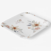 Elegant und zeitlos, floral pappteller (Gewinkelt)