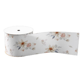 Elegant und zeitlos, floral ripsband