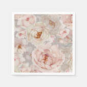 Elegant und zeitlos, floral serviette (Vorderseite)