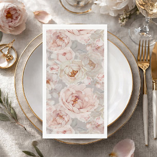 Elegant und zeitlos, floral serviette
