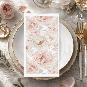 Elegant und zeitlos, floral serviette
