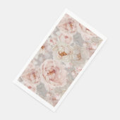 Elegant und zeitlos, floral serviette (Ecke)