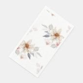 Elegant und zeitlos, floral serviette (Ecke)