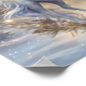 Elegant Unicorn Scene 3s Poster (Ecke)